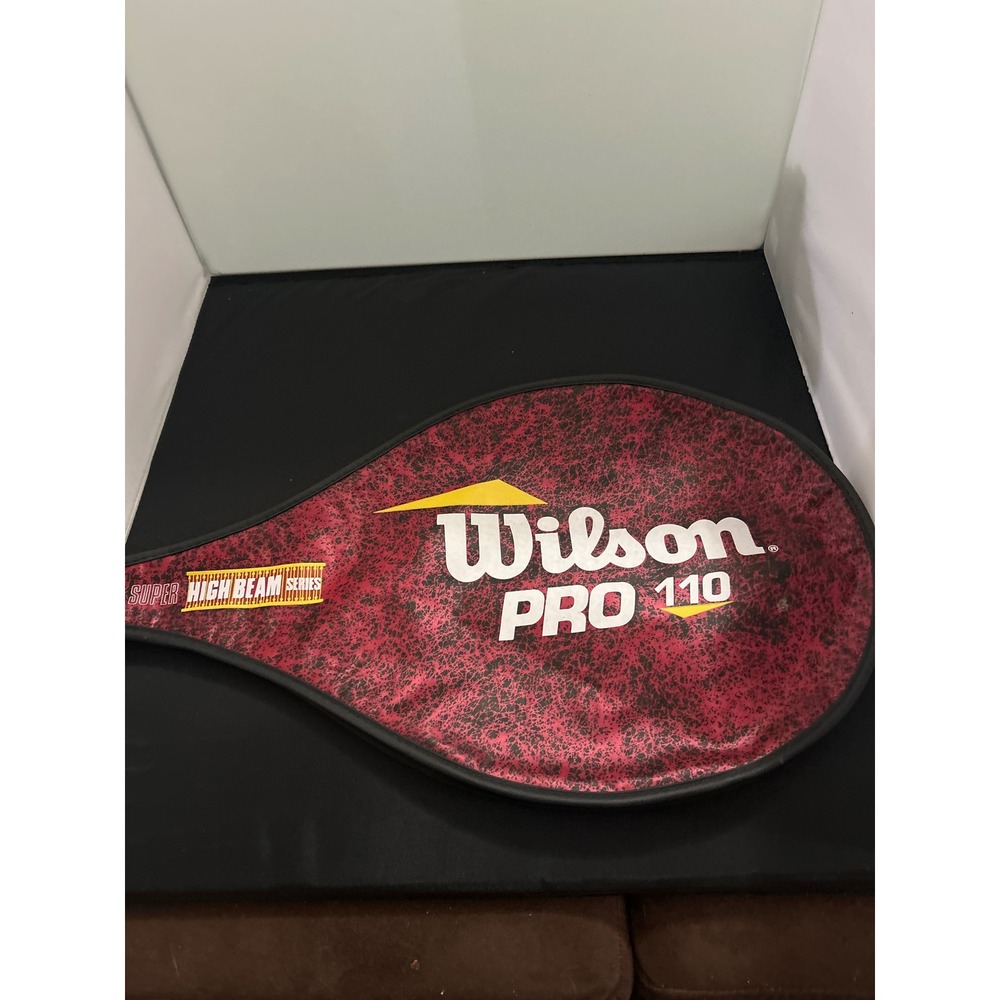 Wilson Pro 110 Super High Beam Series Tennis Racquet Cover Red‎ Black
